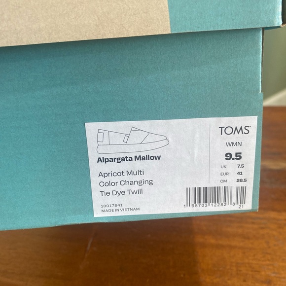 Toms Alpargata Mallow Loafer 9.5 Tan Casual Vacation Comfortable Slip On - Picture 8 of 10